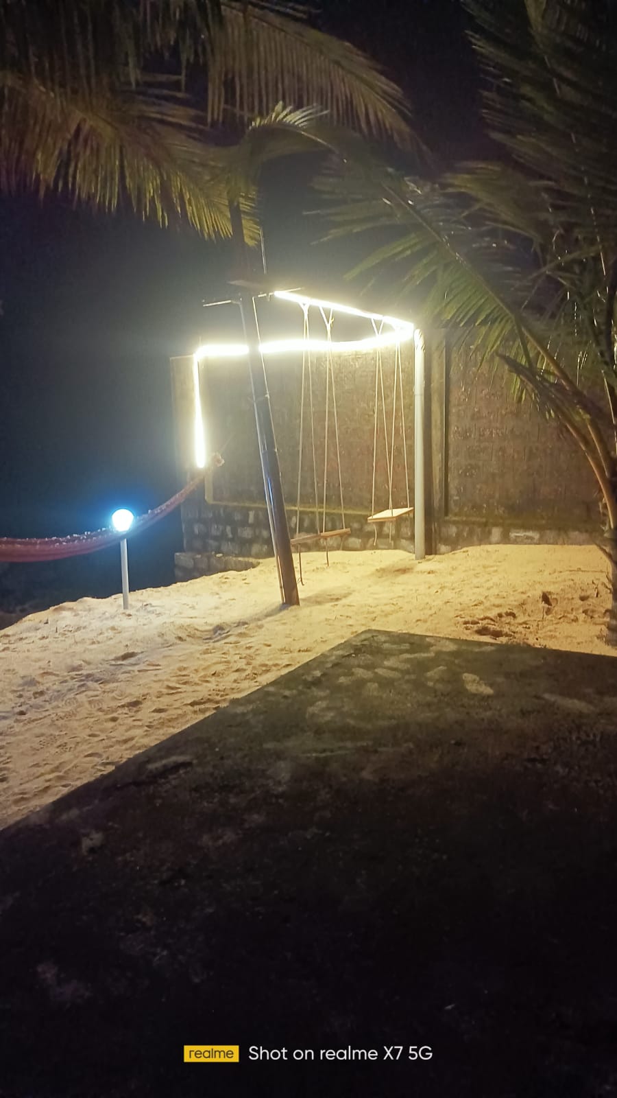Beach Hammock and Sea View at Sunset